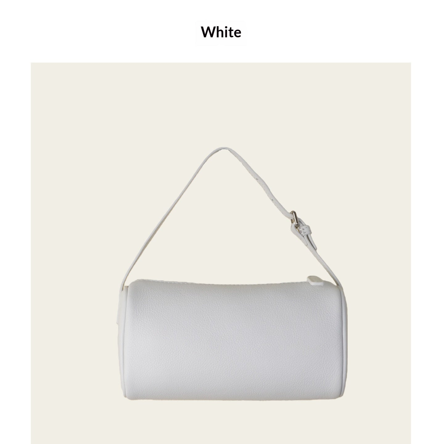 Estuche cilíndrico de piel genuina con diseño minimalista premium - imagen 2