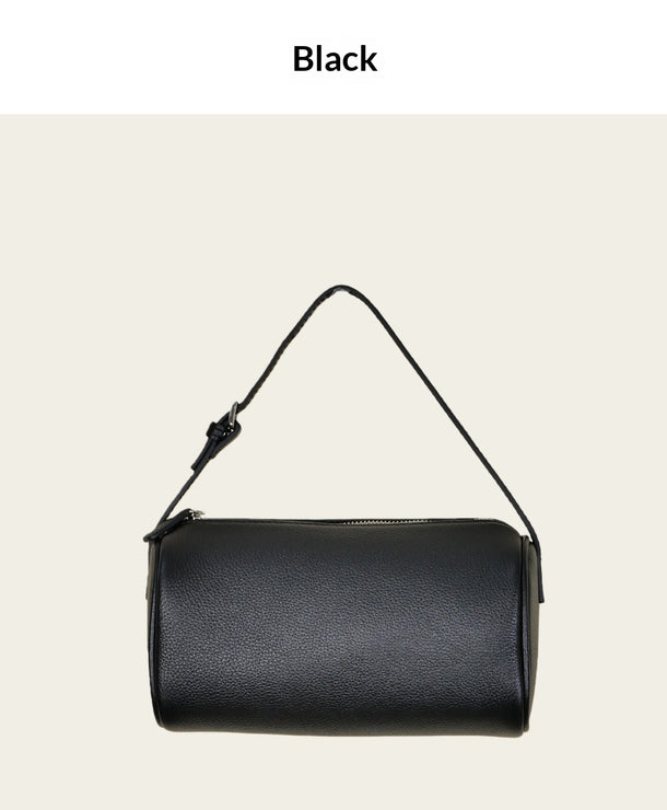 Estuche cilíndrico de piel genuina con diseño minimalista premium - imagen 12