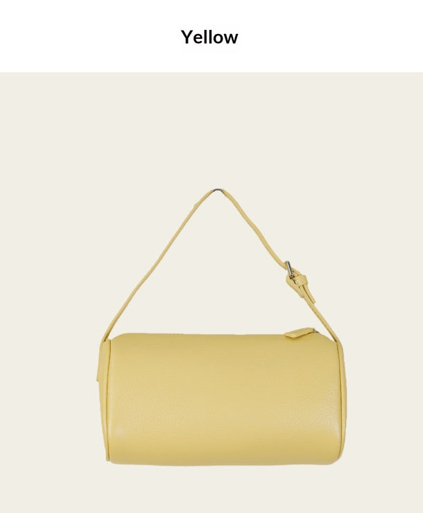 Estuche cilíndrico de piel genuina con diseño minimalista premium - imagen 5