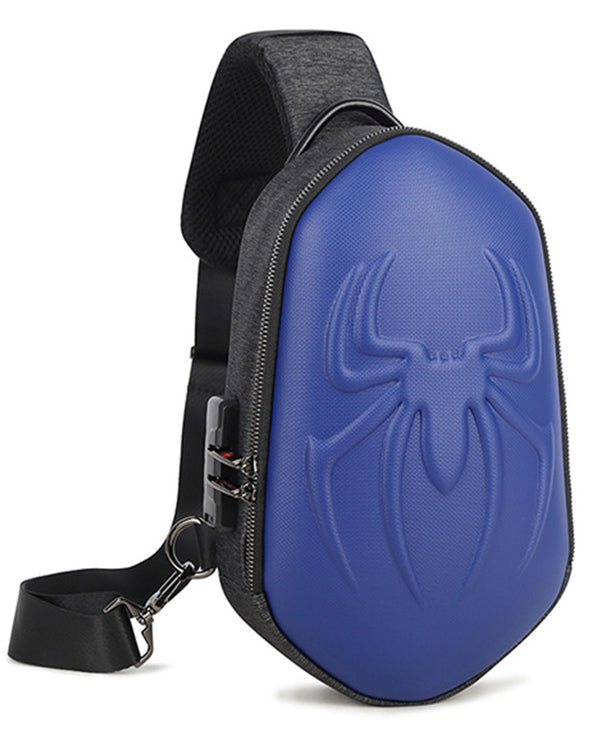 Bolso de pecho antirrobo estilo coreano para hombre con estampado anime - imagen 2