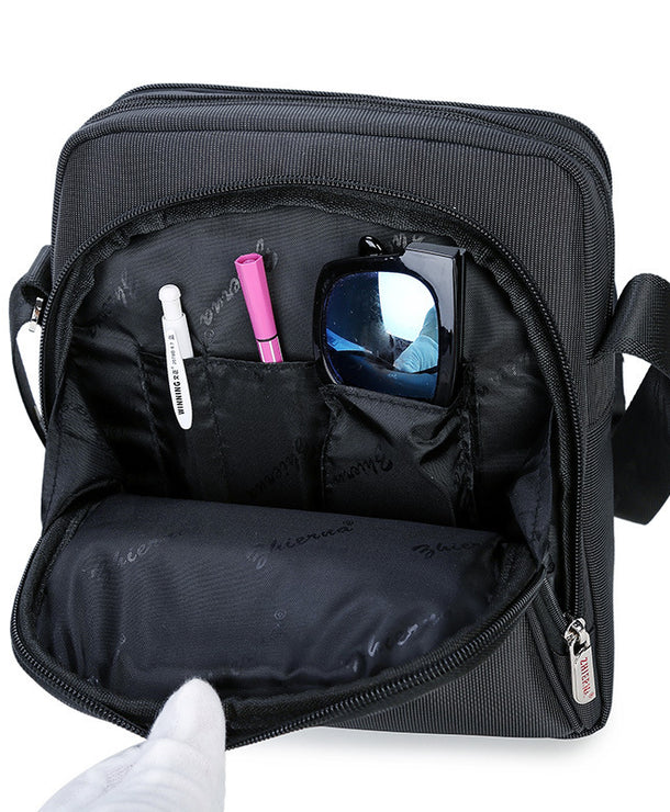 Bolso mensajero de tela Oxford para hombre, estilo business casual - imagen 4