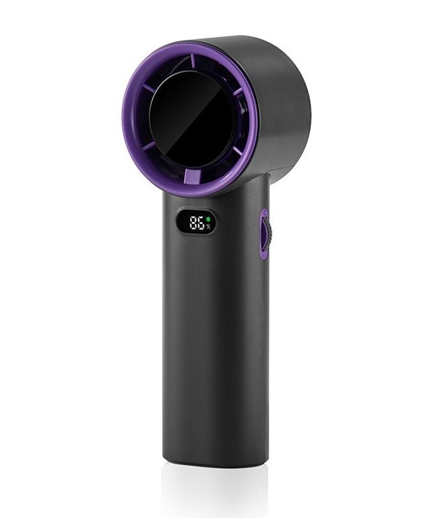 Ventilador de mano turbo mini USB recargable con motor silencioso - imagen 4