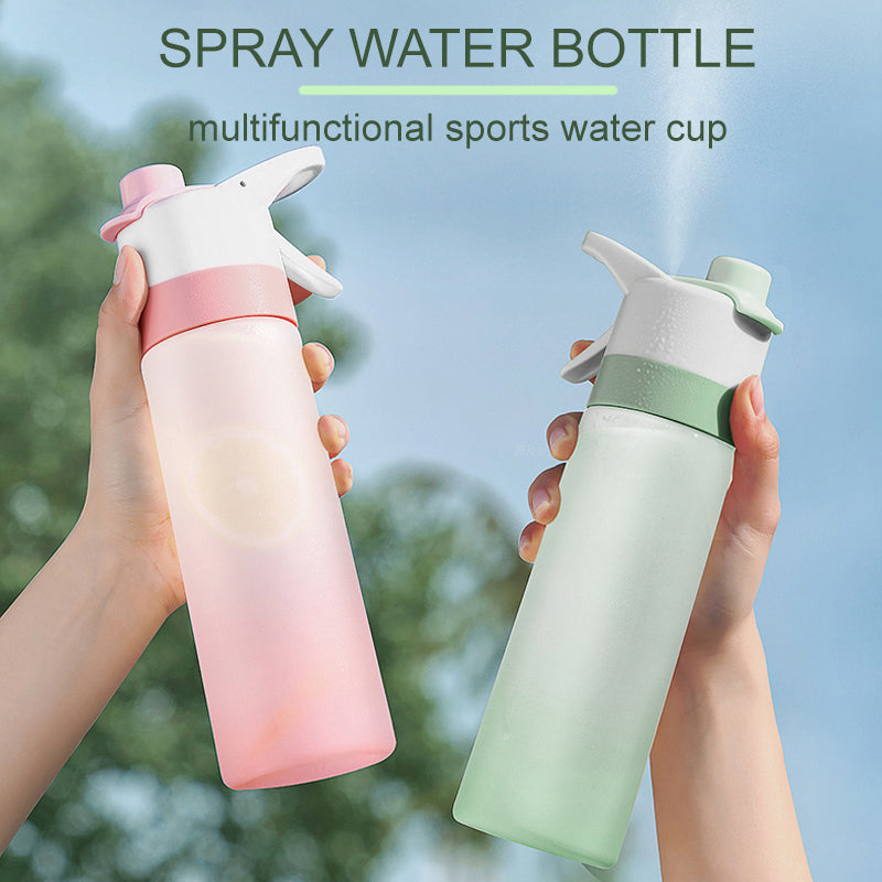 Botella de agua deportiva con atomizador y tapa antiderrames - imagen 10