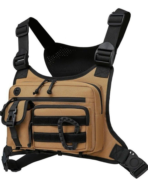 Bolso de pecho de camuflaje para hombre en poliéster, estilo deportivo y casual - imagen 4
