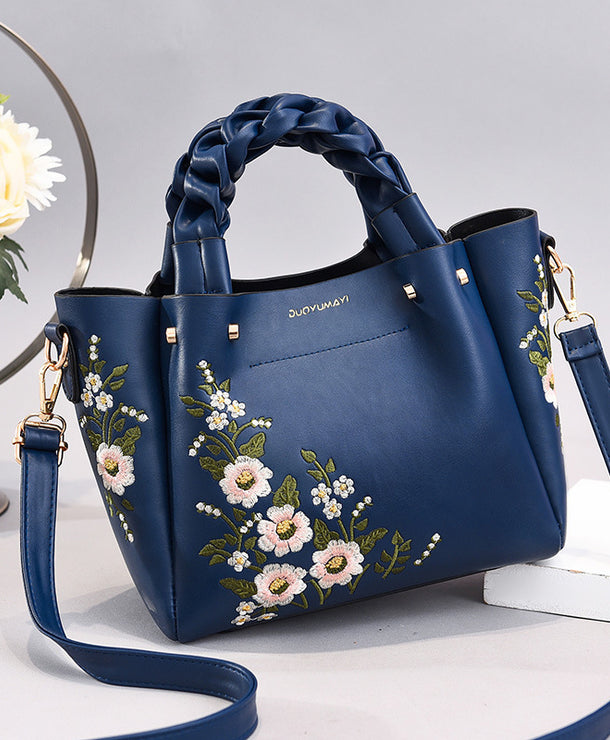 Bolso tote con jareta para mujer, diseño liso con costuras - imagen 8