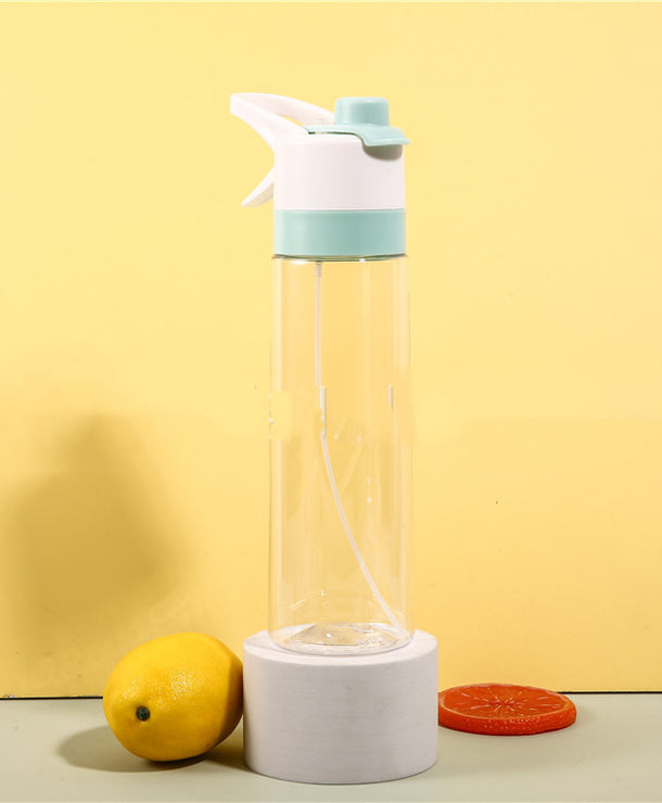 Botella de agua deportiva con atomizador y tapa antiderrames - imagen 16