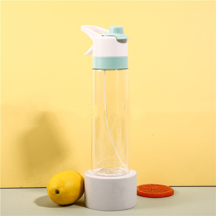 Botella de agua deportiva con atomizador y tapa antiderrames - imagen 16