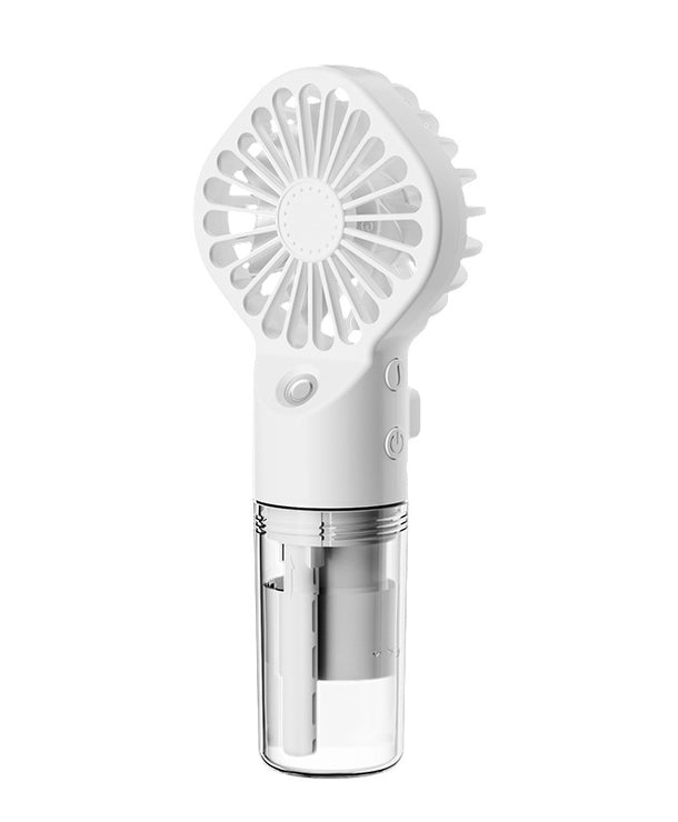 Ventilador de mano con atomizador de agua y 4 velocidades, recargable USB - imagen 14
