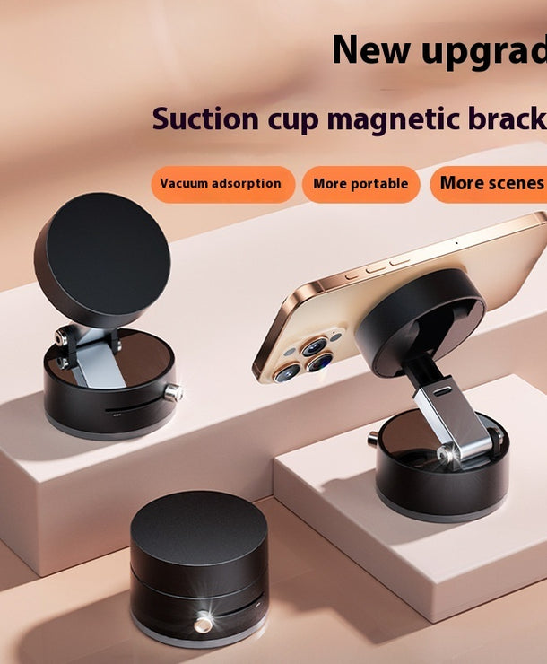 Soporte magnético de vacío para celular en auto, instalación con giro - imagen 7
