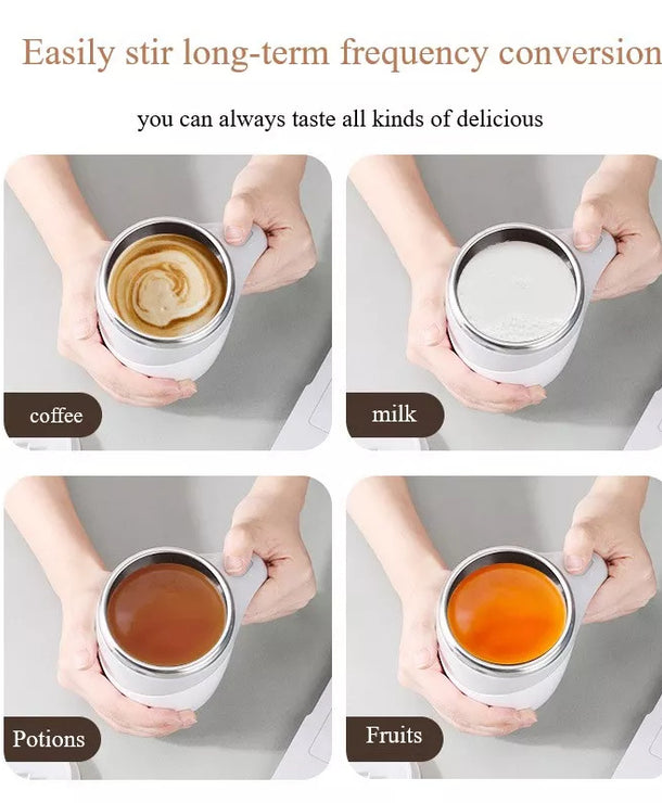 Taza mezcladora automática magnética recargable de acero inoxidable 304 - imagen 5