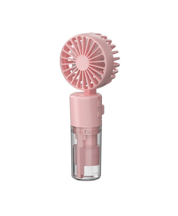 Ventilador de mano con atomizador de agua y 4 velocidades, recargable USB - imagen 5