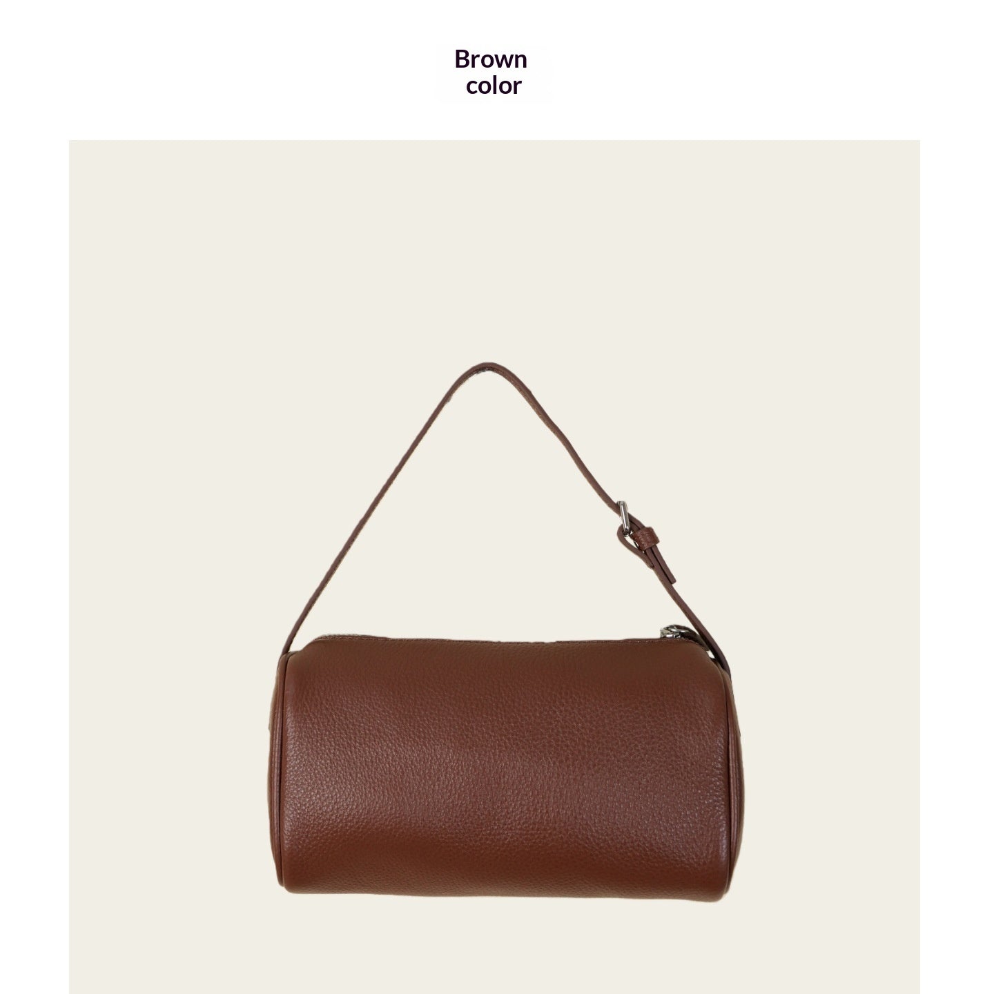 Estuche cilíndrico de piel genuina con diseño minimalista premium - imagen 10