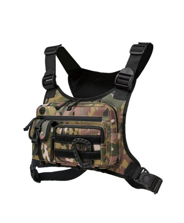 Bolso de pecho de camuflaje para hombre en poliéster, estilo deportivo y casual - imagen 5