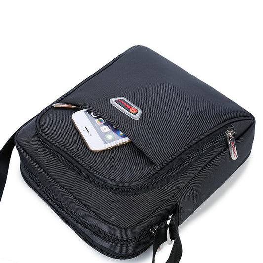 Bolso mensajero de tela Oxford para hombre, estilo business casual - imagen 2