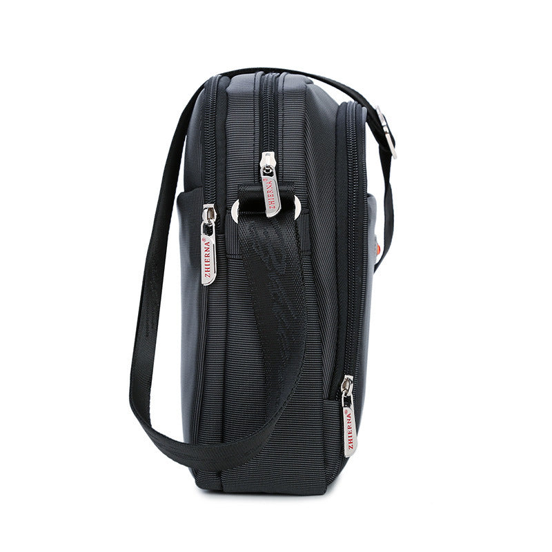 Bolso mensajero de tela Oxford para hombre, estilo business casual - imagen 5