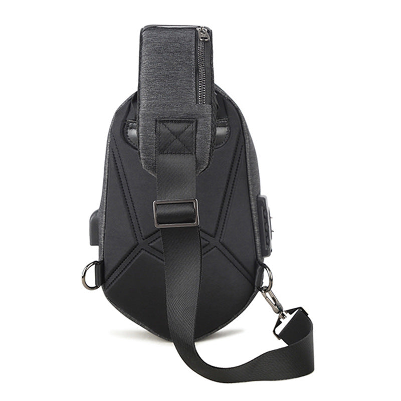 Bolso de pecho antirrobo estilo coreano para hombre con estampado anime - imagen 4