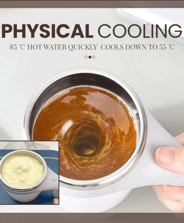 Taza mezcladora automática magnética recargable de acero inoxidable 304 - imagen 2