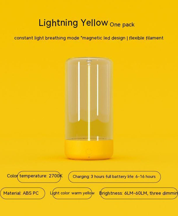Lámpara de camping LED recargable Type-C con luz ambiental 360 grados - imagen 10