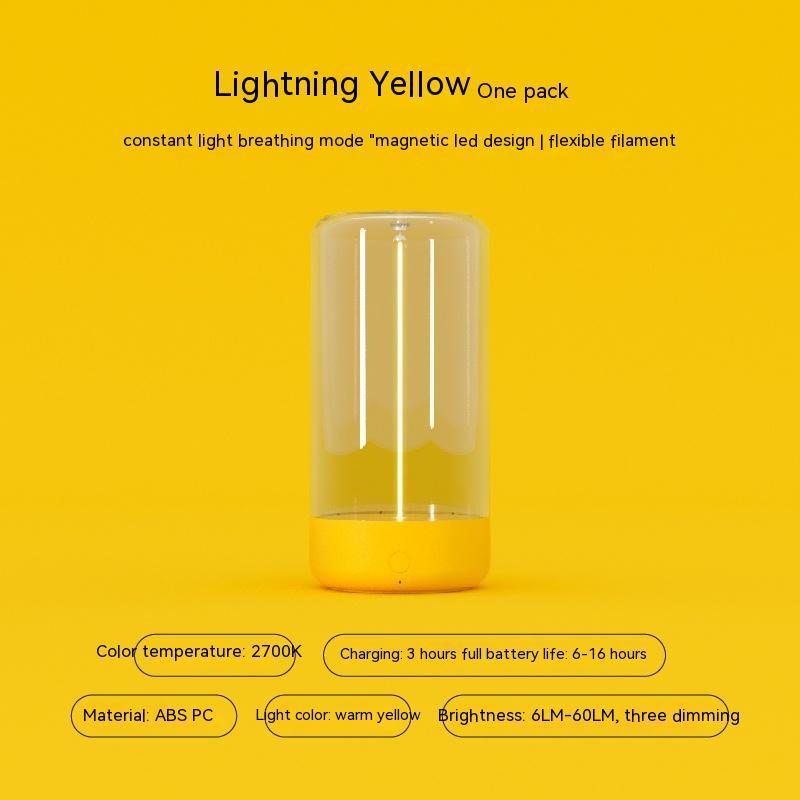 Lámpara de camping LED recargable Type-C con luz ambiental 360 grados - imagen 10