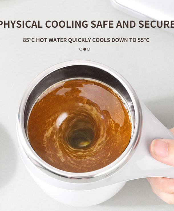Taza mezcladora automática magnética recargable de acero inoxidable 304 - imagen 3