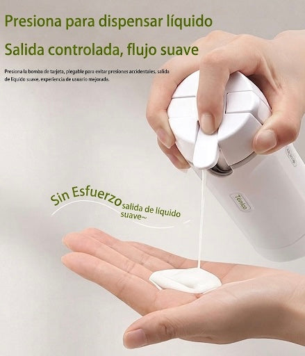 Dispensador de Viaje 4 en 1 Antiderrames - Botellas Rellenables