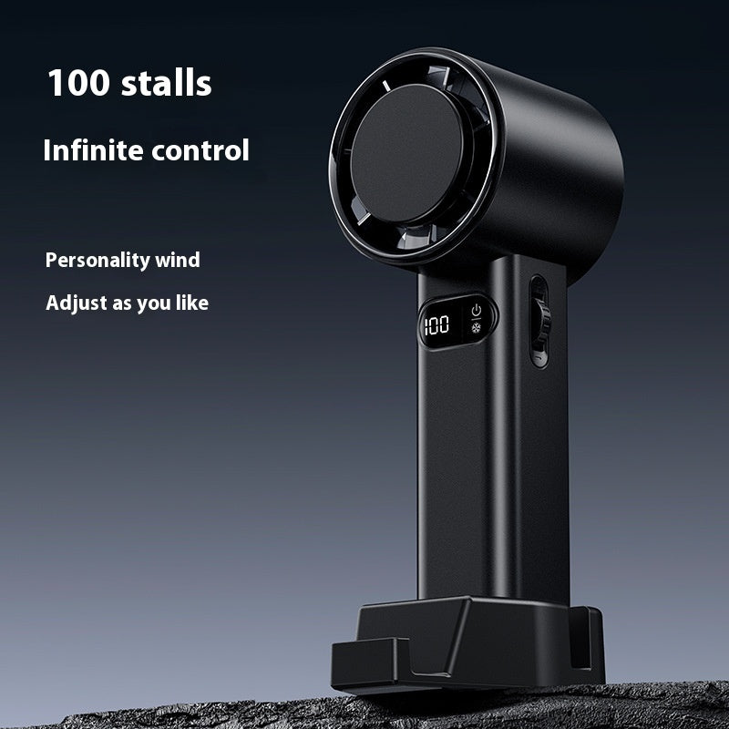 Ventilador de mano turbo mini USB recargable con motor silencioso - imagen 10