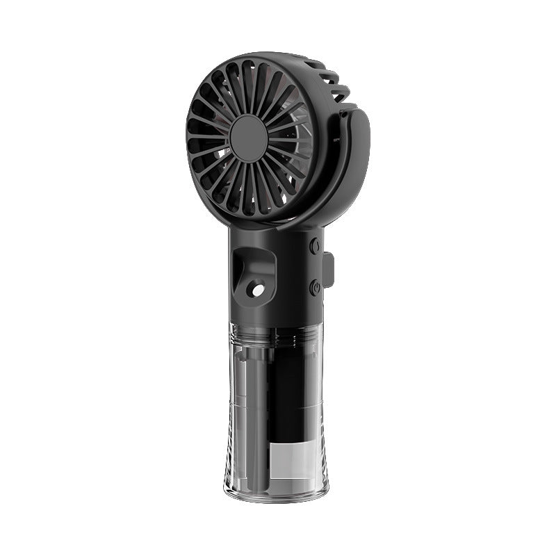 Ventilador de mano con atomizador de agua y 4 velocidades, recargable USB - imagen 15