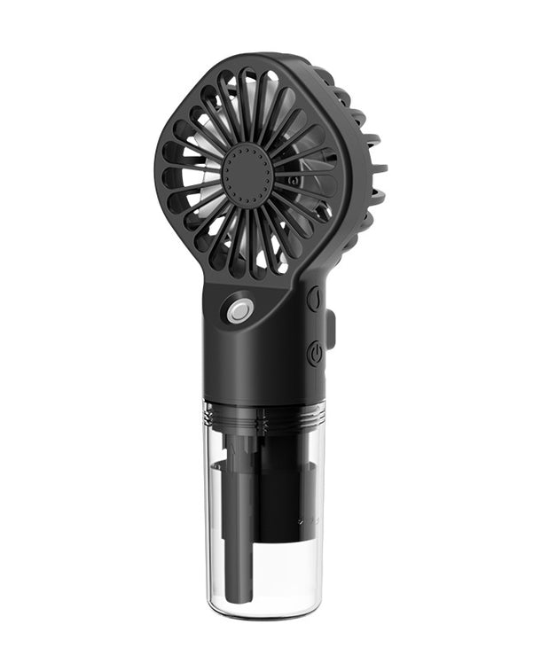 Ventilador de mano con atomizador de agua y 4 velocidades, recargable USB - imagen 12