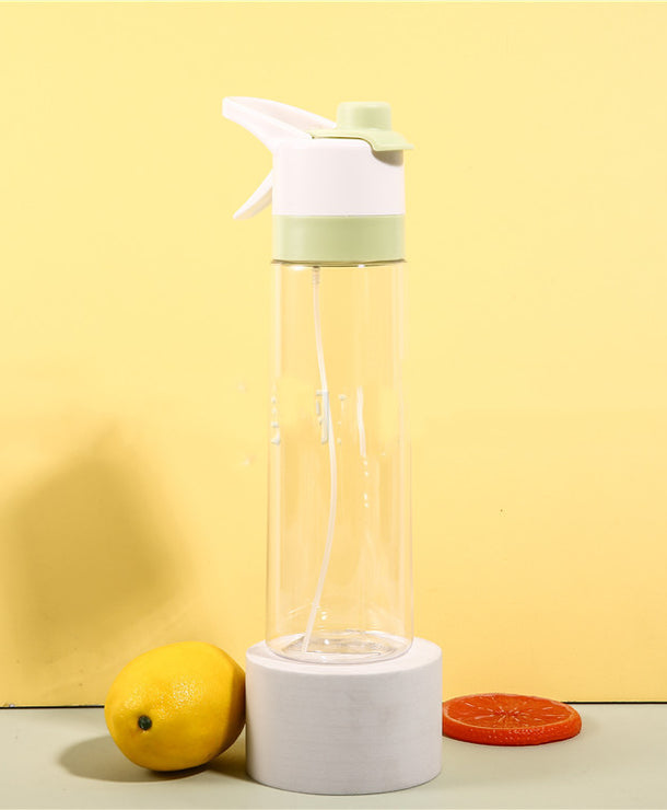 Botella de agua deportiva con atomizador y tapa antiderrames - imagen 17