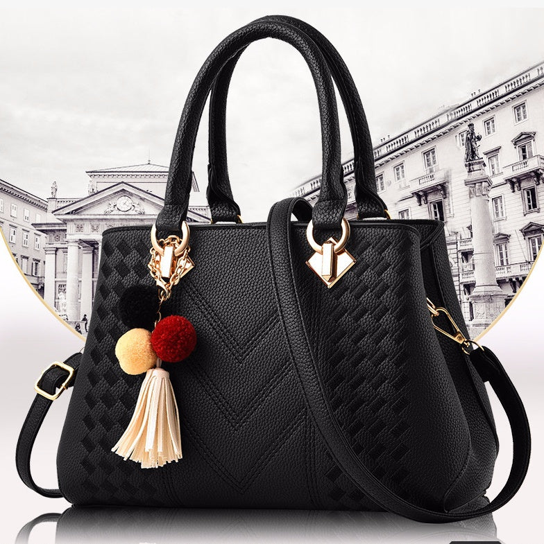 Bolso de mano elegante para mujer con organización interior completa