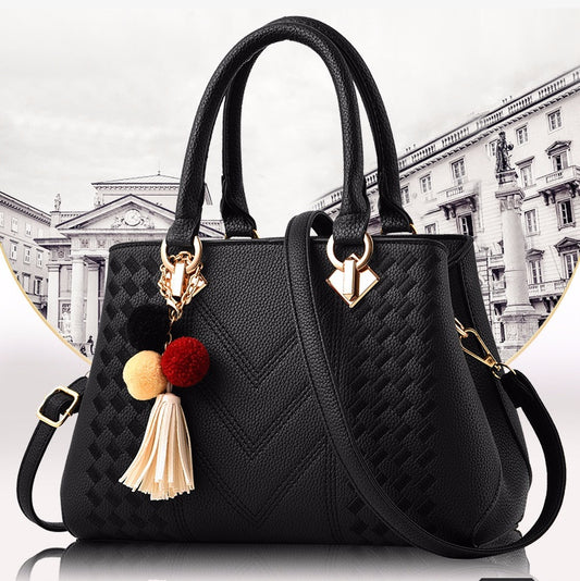 Bolso de mano elegante para mujer con organización interior completa