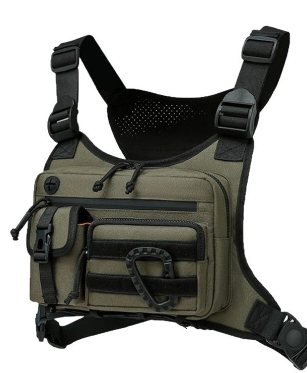 Bolso de pecho de camuflaje para hombre en poliéster, estilo deportivo y casual - imagen 3