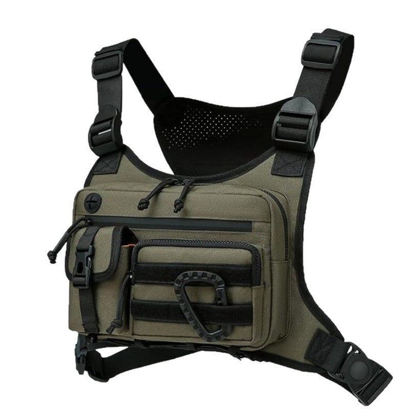 Bolso de pecho de camuflaje para hombre en poliéster, estilo deportivo y casual - imagen 3