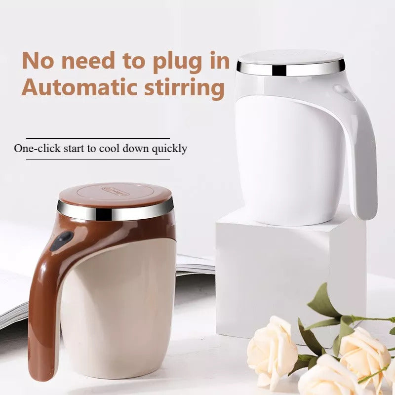 Taza mezcladora automática magnética recargable de acero inoxidable 304 - imagen 8