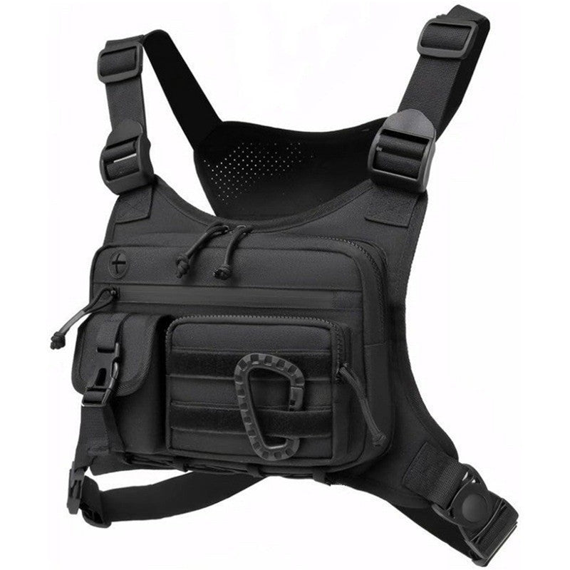 Bolso de pecho de camuflaje para hombre en poliéster, estilo deportivo y casual - imagen 2