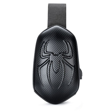 Negro fibra de carbono