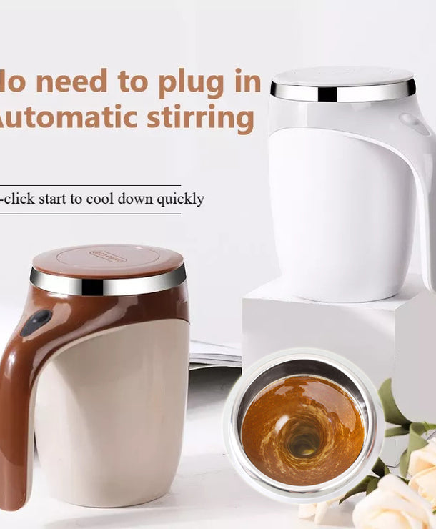 Taza mezcladora automática magnética recargable de acero inoxidable 304