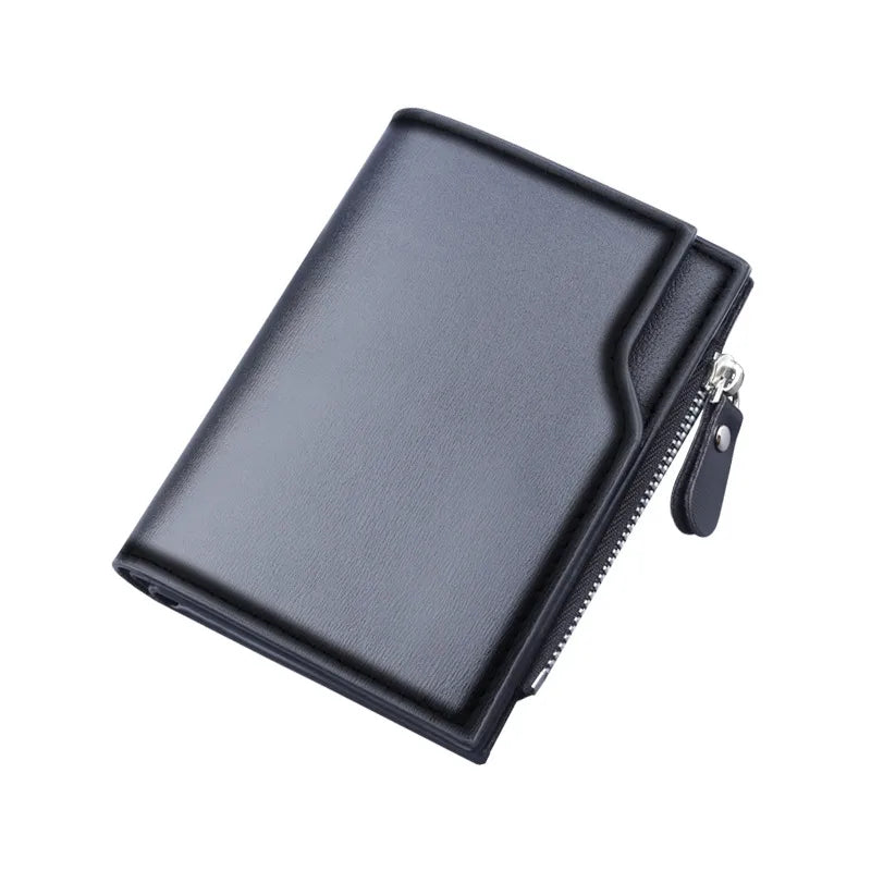 Cartera de piel sintética para hombre con cierre de cremallera - imagen 4