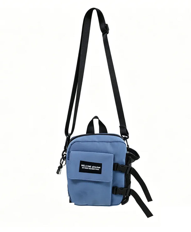 Bolso cruzado de nylon para hombre en color liso, estilo urbano - imagen 10