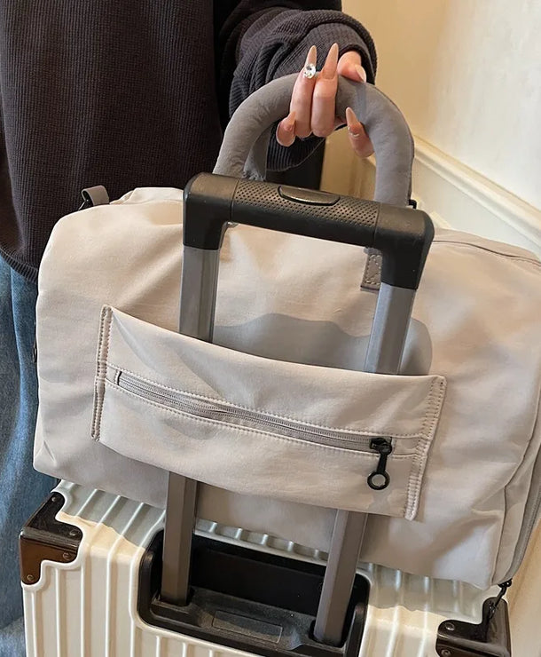 Bolso de viaje impermeable de tela Oxford en color liso, amplio y resistente - imagen 3