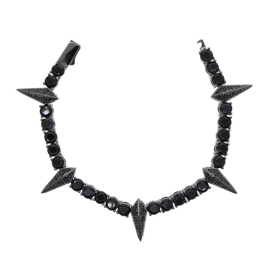 Pulsera de cobre para hombre con circonia y diseño en rombo - imagen 11