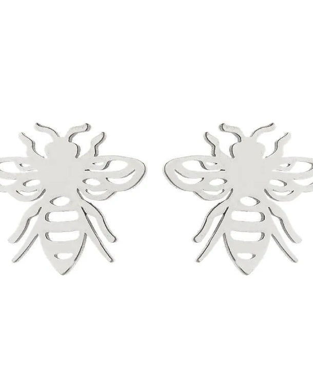 Aretes de animalitos con baño de oro 18K en acero 304 para mujer - imagen 35