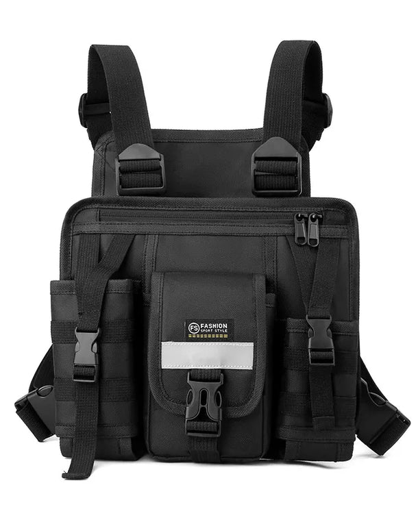 Riñonera de nylon para hombre con estilo deportivo para senderismo - imagen 2