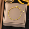  [Sle232] Hemp Flowers Chain Gold