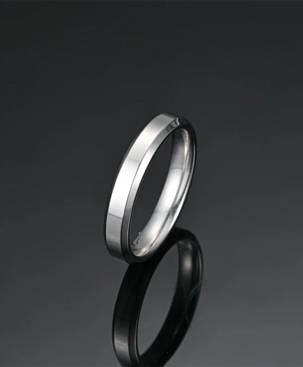 Anillos de acero inoxidable 304 con diseño geométrico, estilo punk - imagen 7
