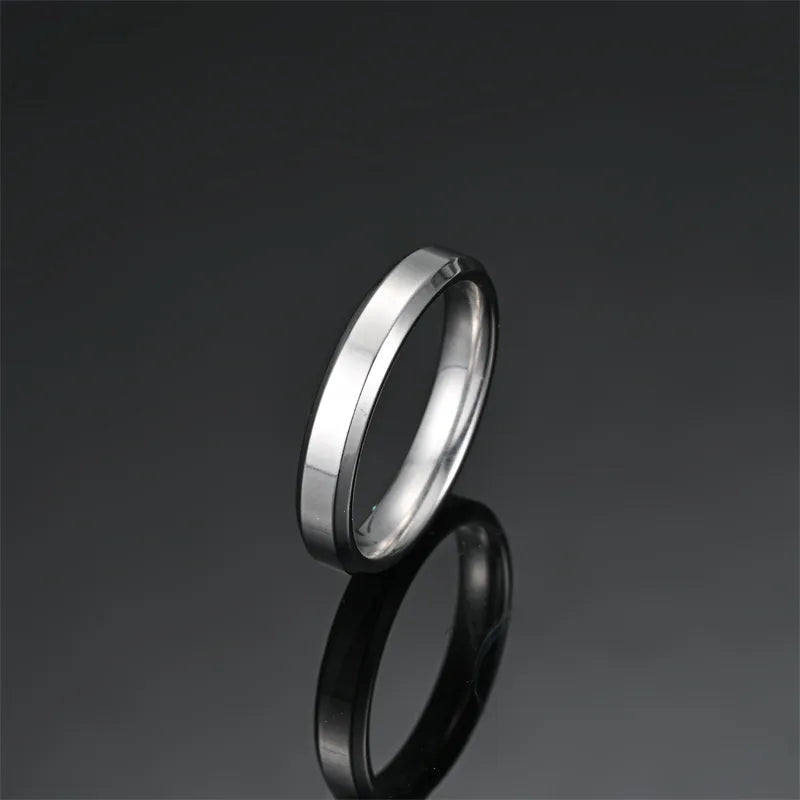 Anillos de acero inoxidable 304 con diseño geométrico, estilo punk - imagen 7