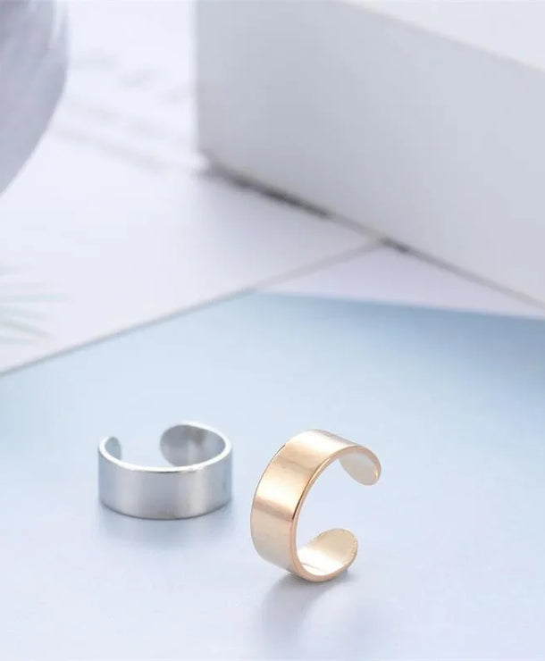 Aretes de cobre con forma de U y acabado galvanizado, unisex - imagen 3