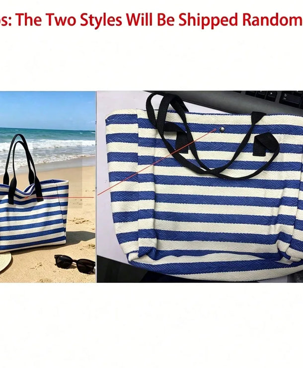 Cosmetiquera de poliéster con estampado de letras, portátil y unisex - imagen 2