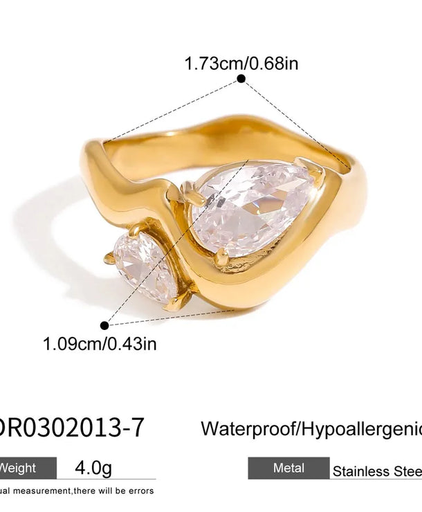 Anillos ajustables de acero inoxidable 316 con diseño de serpiente - imagen 16