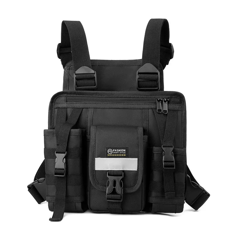 Riñonera de nylon para hombre con estilo deportivo para senderismo - imagen 4